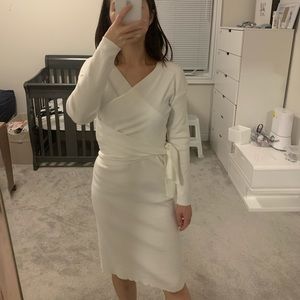 White Wrap Dress